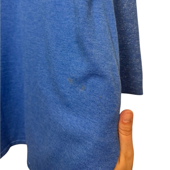 Lilly Pulitzer | Cobo Blue Pull Over Boatneck Oversized Sweater With Pockets | S - Picture 8 of 8